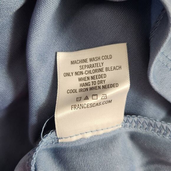 Francesca's Miami Blue Floral Mini Dress NWT Size Medium Wedding Guest Dress - Picture 10 of 11